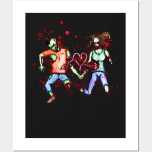 Zombie Love Posters and Art